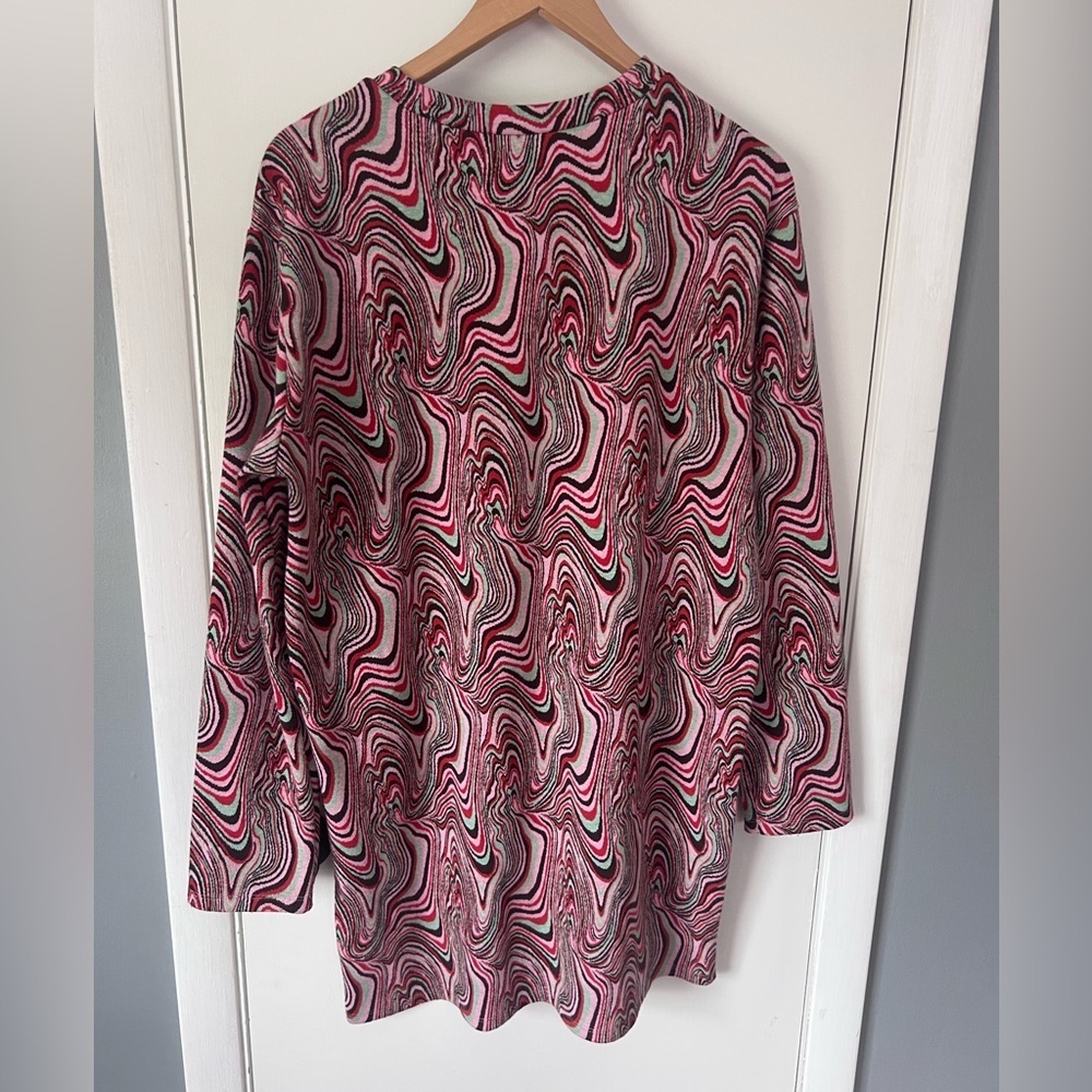 Zara Multicolor Swirl Women's Shift Dress - Picture 3 of 8